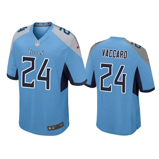 Men Tennessee Titans #24 Kenny Vaccaro Nike Light Blue Game NFL Jersey